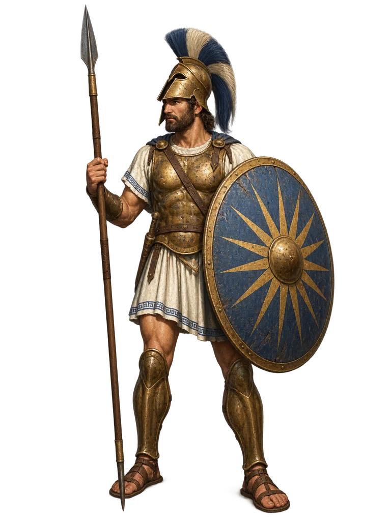 Hoplite adlı Helen biriminin oyun görseli