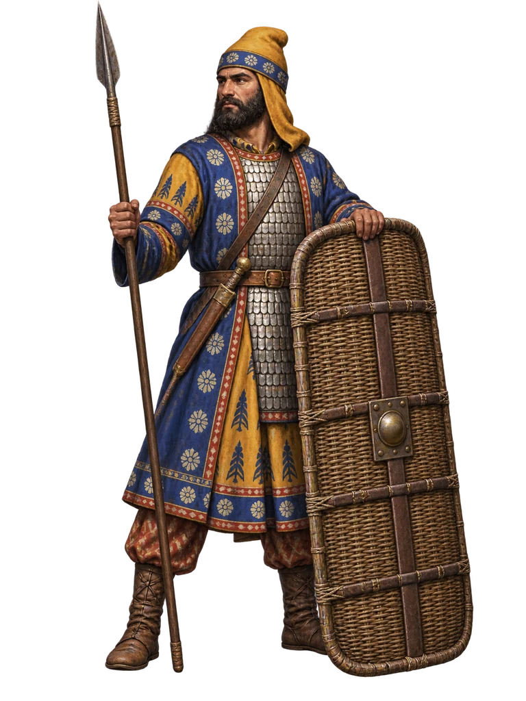Sparabara adlı Pers biriminin oyun görseli